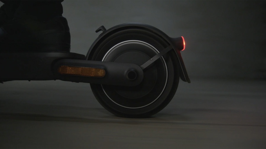 Xiaomi scooter rear wheel detail